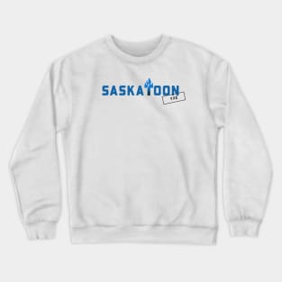 Saskatoon Grit: A Gritty Logo Tribute Crewneck Sweatshirt